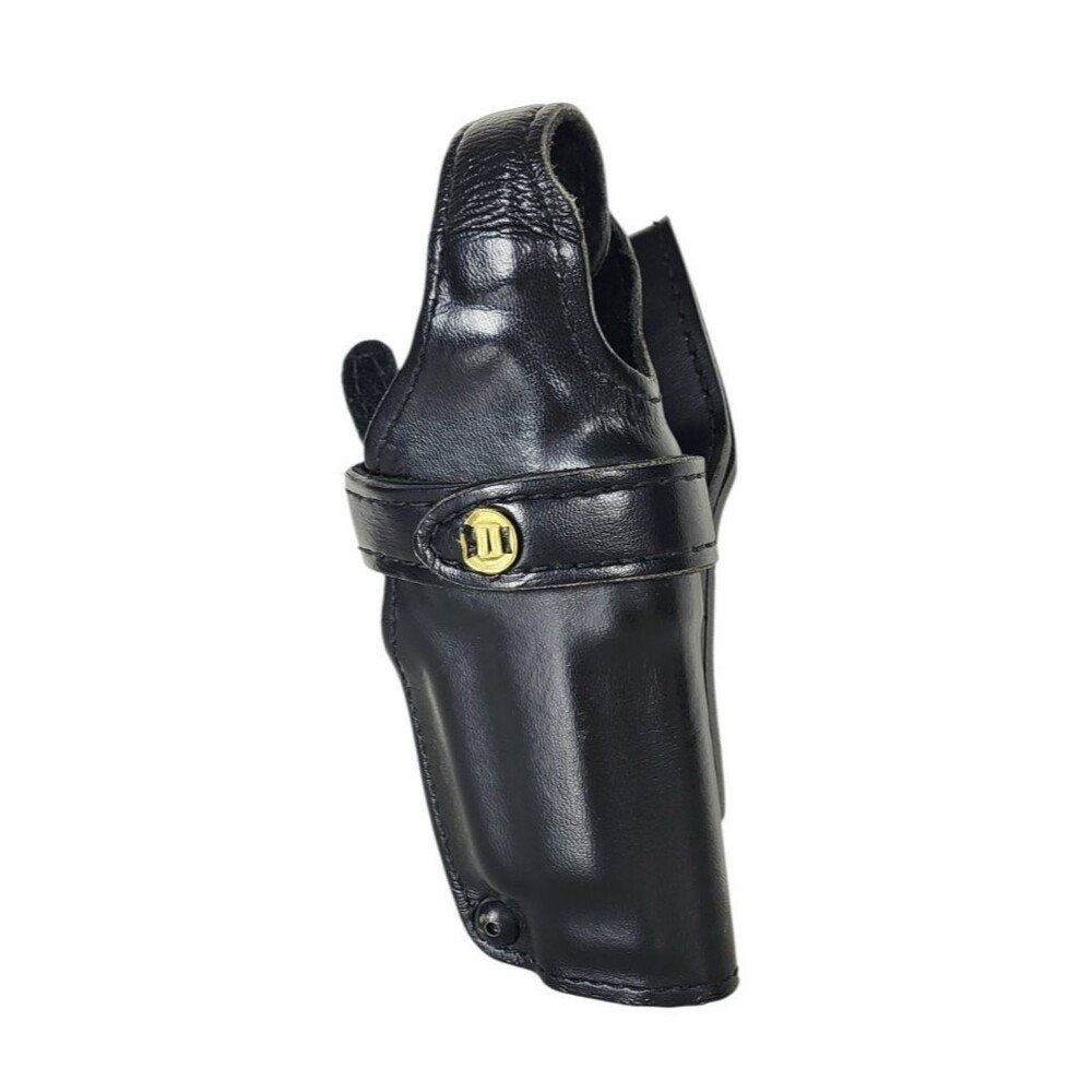 Vintage 070-73 Ber Vertec Safariland Black Leather Beretta RH Gun Holster